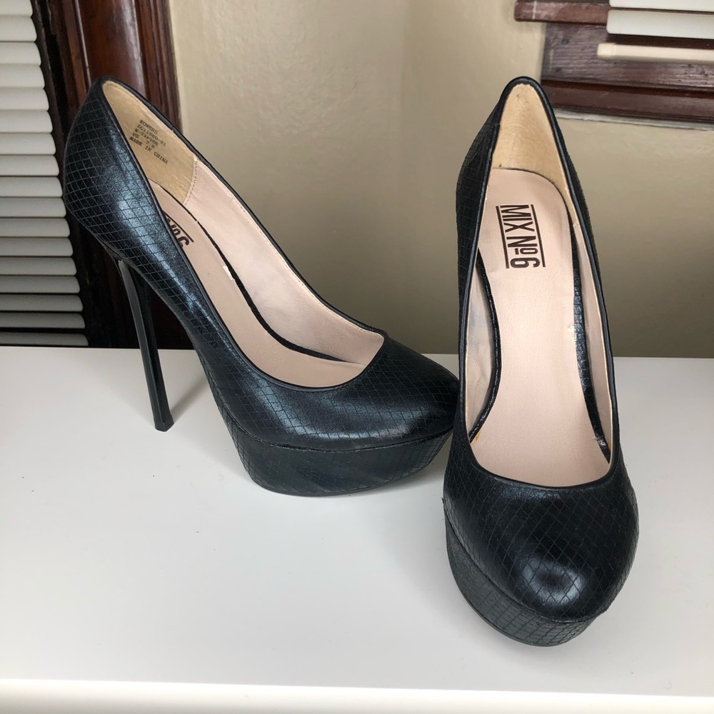 High platform stiletto heels